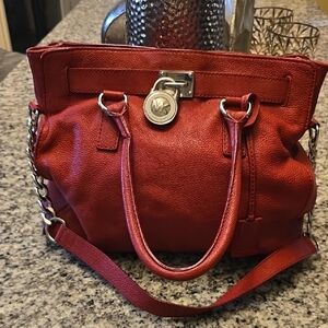 MICHAEL Michael Kors Red Shoulder Bag